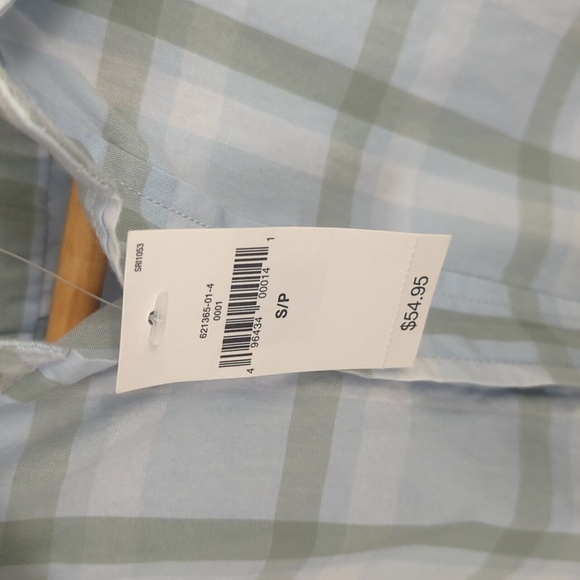 GAP Green Casual Button Down Shirt Lightweight Cotton - Size Small NWT - Picture 5 of 7